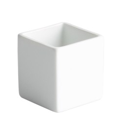 Bol cuadrado mini porcelana Ming Ventana 5X5X4 CM. B1187V (6 unidades)