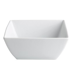 Ensaladera cuadrada porcelana Ming Ventana 20X20X9 CM. B1275 (4 unidades)