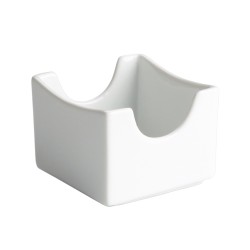 Azucarero rectangular sobres mini porcelana Ming Ventana 7X7X5.5 CM.. B1389 (48 unidades)