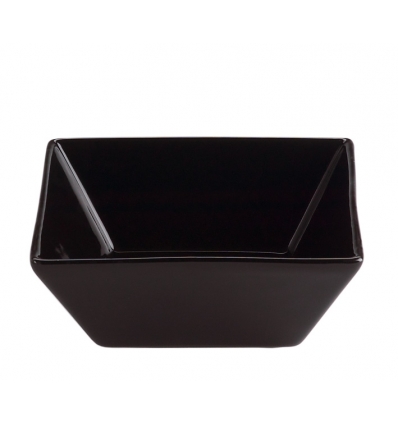 Bol cuadrado porcelana Negro Ming Ventana 8X8X4 CM. B1401V (12 unidades)