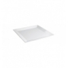 Plato postre cuadrado porcelana Blanco Ming Ventana 21X21X2 CM. B1637 (6 unidades)