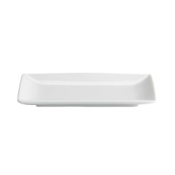 Bandeja / rabanera rectangular porcelana Blanco Ming Ventana 12.5X8.5X1.5 CM.. B2074R (12 unidades)