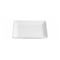 Plato para aperitivo mini cuadrado porcelana Blanco Ming Ventana 9X9X1 CM.. B2077R (12 unidades)