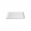 Plato mini cuadrado porcelana Blanco Ming Ventana 8X8X2 CM. B2192 (6 unidades)