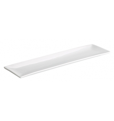 Bandeja / rabanera rectangular porcelana Blanco Ming Ventana 30X8X1.5 CM.. B2412 (6 unidades)