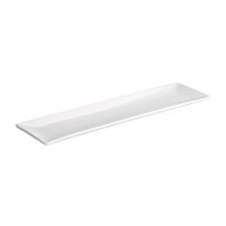 Bandeja / rabanera rectangular porcelana Blanco Ming Ventana 25X8X1.5 CM.. B2413 (6 unidades)