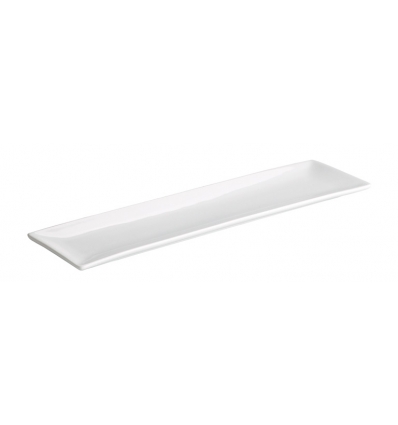 Bandeja / rabanera rectangular porcelana Blanco Ming Ventana 25X8X1.5 CM.. B2413 (6 unidades)