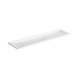 Bandeja / rabanera rectangular porcelana Blanco Ming Ventana 20X8X1.5 CM.. B2414 (6 unidades)