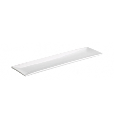 Bandeja / rabanera rectangular porcelana Blanco Ming Ventana 20X8X1.5 CM.. B2414 (6 unidades)