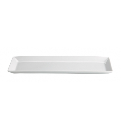 Rectangular tray Porcelain White Ming window 30x12x2 cm. B2539 (6 units)