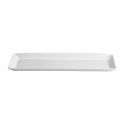 Bandeja rectangular porcelana Blanco Ming Ventana 30X12X2 CM. B2539 (6 unidades)