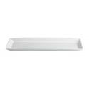 Rectangular tray Porcelain White Ming window 30x12x2 cm. B2539 (6 units)