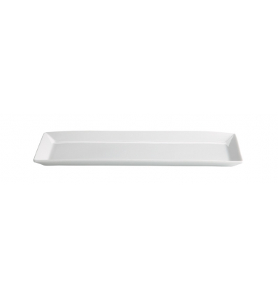 Bandeja rectangular porcelana Blanco Ming Ventana 23.5X12X2 CM.. B2540 (6 unidades)