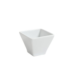Bol mini apilable de porcelana Blanco cónico 9cl. 7x7x5.5cm. B4281R (48 unidades)