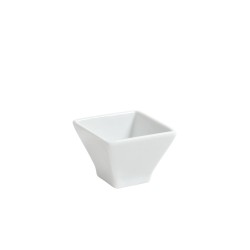Bol mini apilable de porcelana Blanco cónico 5cl. 5.5x5.5x4.5cm. B4282R (48 unidades)