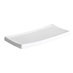 Bandeja rectangular gruesa porcelana Blanco Dong Ming Ventana 28X12.5X3 CM.. B1351 (12 unidades)