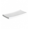 Thick rectangular tray Porcelain white dong ming window 28x12.5x3 cm .. B1351 (12 units)