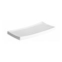 Bandeja rectangular gruesa porcelana Blanco Dong Ming Ventana 22X10.5X3 CM.. B1352 (24 unidades)