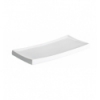 Thick rectangular tray Porcelain white dong ming window 22x10.5x3 cm .. B1352 (24 units)