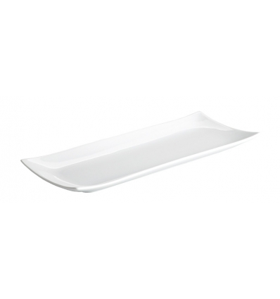 Bandeja rectangular porcelana Blanco Dong Ming Ventana 30X13X3 CM.. B2180 (6 unidades)