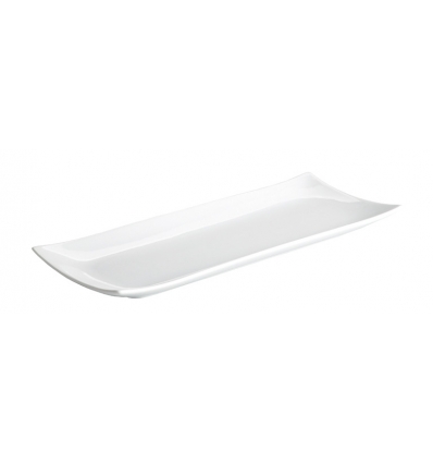 Rectangular tray Porcelain white dong ming window 30x13x3 cm .. B2180 (6 units)