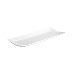 Bandeja rectangular porcelana Blanco Dong Ming Ventana 27.5X14X2.5 CM.. B2504 (6 unidades)