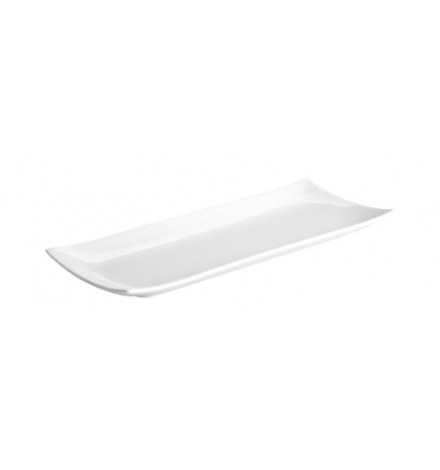 Bandeja rectangular porcelana Blanco Dong Ming Ventana 27.5X14X2.5 CM.. B2504 (6 unidades)