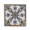 Plato llano cuadrado decorado Bizancio Ming II 26.5x26.5x2.5 cm. B2765Y1 (6 unidades)