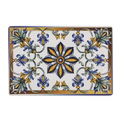 Bandeja rectangular decorado Bizancio Ming II 30x20x2.5 cm. B2882Y1 (6 unidades)