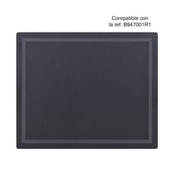 Bandeja de pizarra natural Soft África 29x24.5x0.5 cm. B839023 (8 unidades)  Compatible con la tabla de madera referencia 130101