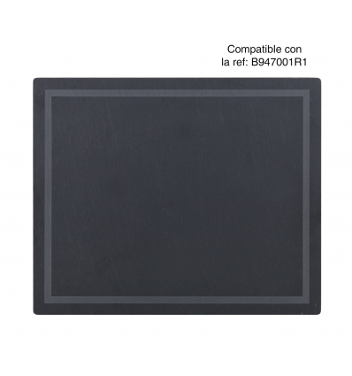 Bandeja de pizarra natural Soft África 29x24.5x0.5 cm. B839023 (8 unidades) Compatible con la tabla de madera referencia 130101