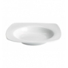 Plato hondo cuadrado porcelana Blanco Kenia 23X23X4CM. B2367 (6 unidades)