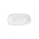 Plain Square Square Plate Porcelain White Kenya 12x12x2 cm.cm. B2591 (12 units)