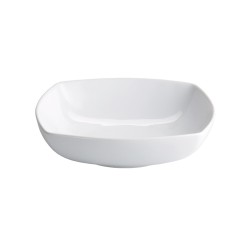 Bol cuadrado porcelana Blanco Kenia 15X15X4.5 CM. B2592R (6 unidades)