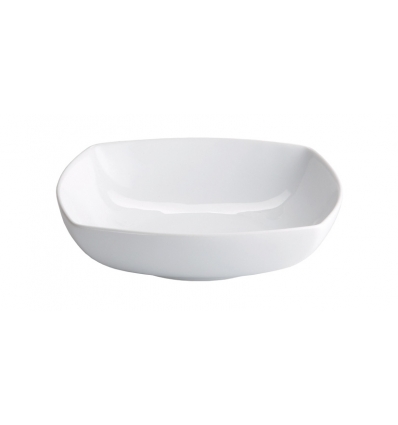 Bol cuadrado porcelana Blanco Kenia 15X15X4.5 CM. B2592R (6 unidades)