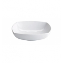 Bol cuadrado porcelana Blanco Kenia 12X12X4 CM. B2593R (6 unidades)