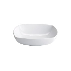 Bol mini cuadrado porcelana Blanco Kenia 8x8x3.5 CM. B2594V (6 unidades)