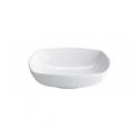 Bol mini cuadrado porcelana Blanco Kenia 8x8x3.5 CM. B2594V (6 unidades)