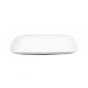 Bandeja rectangular porcelana Blanco Kenia 35x25x4 CM.. B2698 (4 unidades)