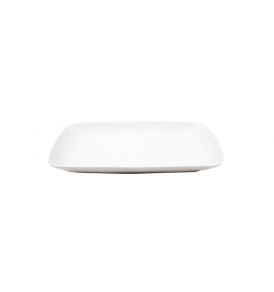 Bandeja rectangular porcelana Blanco Kenia 14x10x1.5 CM. B2700 (6 unidades)