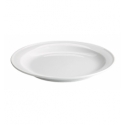 Plato llano porcelana Blanco Wei 26X2.5 cm. B2146 (6 unidades)