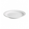 Plato postre porcelana Blanco Wei 20x2 cm. B2147 (12 unidades)