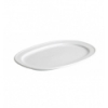 Bandeja oval porcelana Blanco Wei 28x17.5x2.5 CM. B2532 (24 unidades)