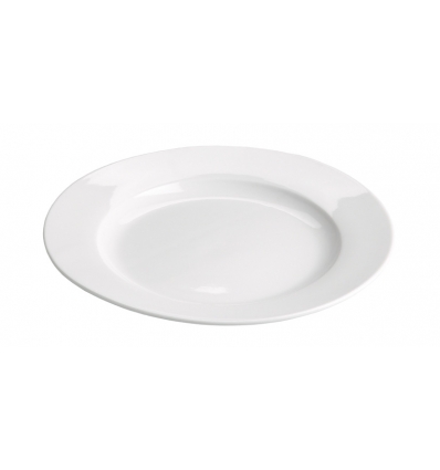 Plato de pan reforzado porcelana Blanco ala ancha Vigo 15X2 CM. B2239R (12 unidades)