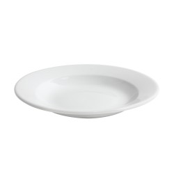 Plato hondo porcelana Blanco Boj 23.5 cm. B712001 (6 unidades)