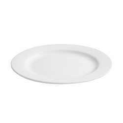 Plato llano porcelana Blanco Boj 22 cm. B712003 (6 unidades)