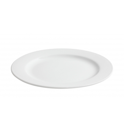 Plato llano porcelana Blanco Boj 22 cm. B712003 (6 unidades)