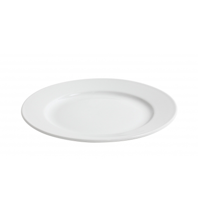 Plato postre porcelana Blanco Boj 20.2 cm. B712004 (12 unidades)