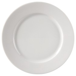 Plato llano porcelana Blanco Lisboa II 27 cm. B206 (12 unidades)