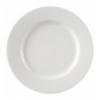 Plato llano porcelana Blanco Lisboa II 25 cm. B207 (12 unidades)